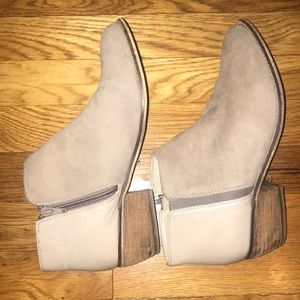 Tan Dune London ankle booties